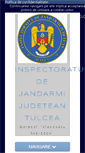 Mobile Screenshot of jandarmeriatulcea.ro